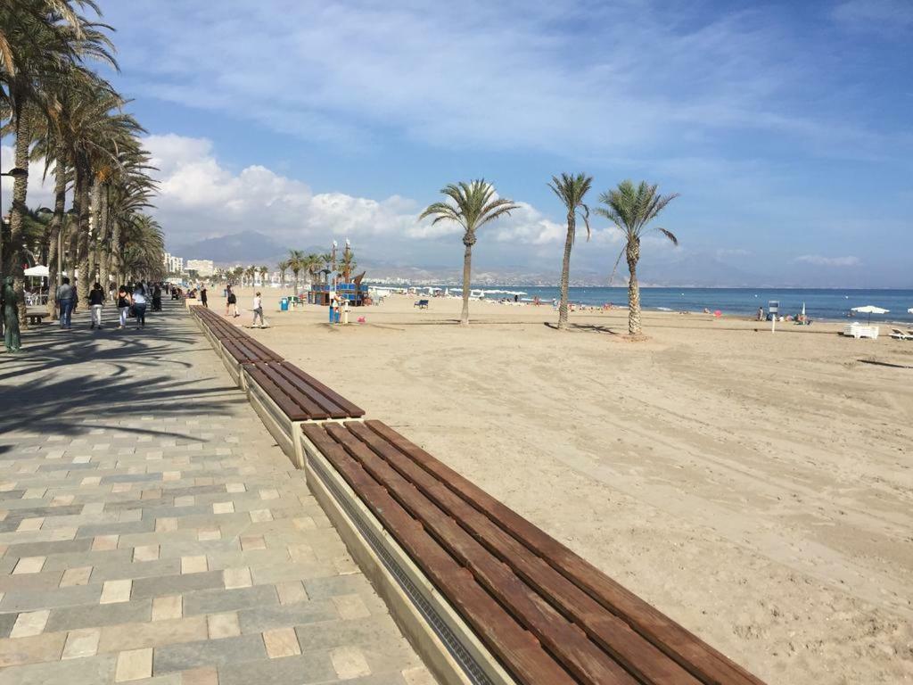 1A Linea Playa San Juan. Vistas. Piscina. Bbq. Gym Apartment El Campello Exterior photo